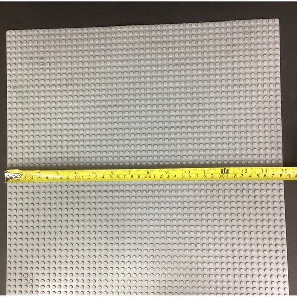 Lego Base Plates - Gray & Beige - 48x48 & 32x32 - 15" & 10" - Basic - Set of 2 - Picture 9 of 13